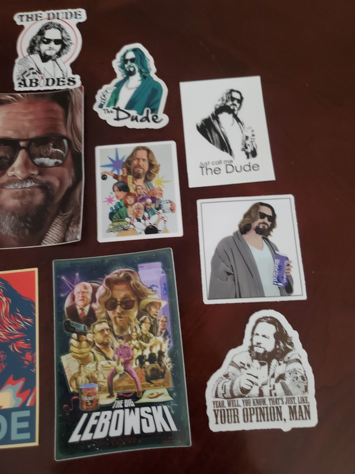 Big Lebowski STICKERS (13) Ultimate Variety Pack 👌 The Dude Abides