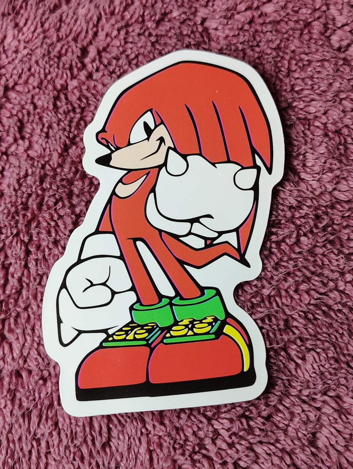 Sonic The Hedgehog Knuckles Decal Sticker, Knuckles the hedgehog Sticker, 3.25″