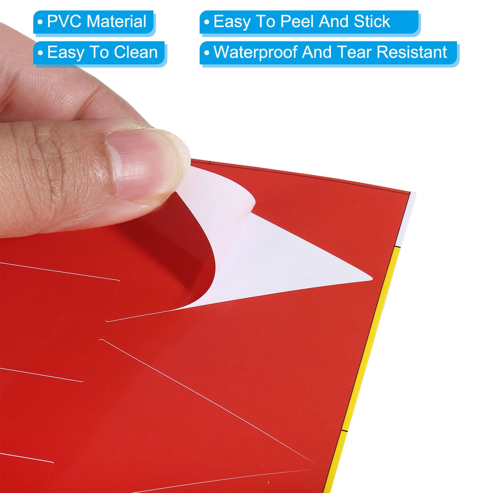 6″x2″ Arrow Sticker, 12 Pack PVC Removable Adhesive Waterproof Floor Decal Wa…