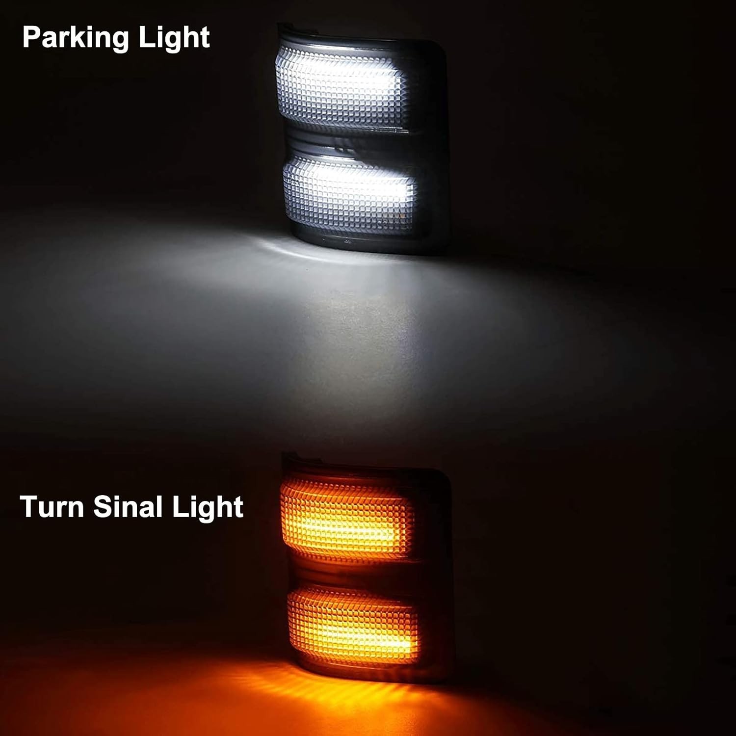 Switchback LED Side Mirror Marker Light Turn Signal Lamp for 2013-2014 Ford F150