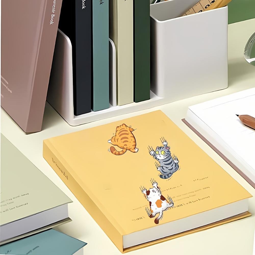 Easy-To-Apply Practical All-Surface Decorative 3-Piece Cute Cartoon Cat Stickers