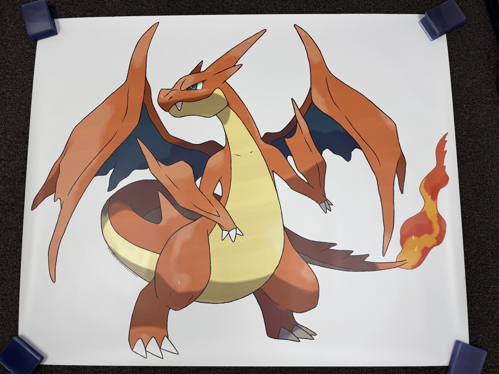 Pokemon Mega Charizard Y Wall Vinyl Decal 50″X41″ Mega Evolution Marketing Kit
