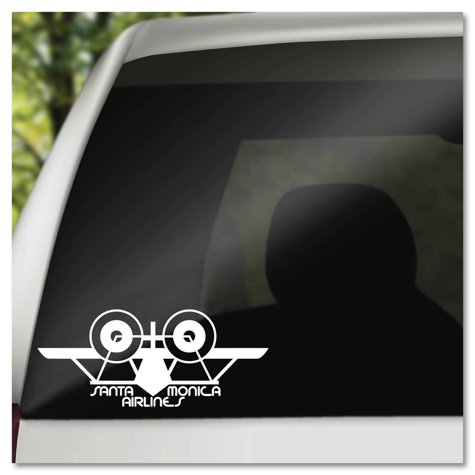 6″ Santa Monica Airlines SMA Airplane Vinyl Decal Sticker