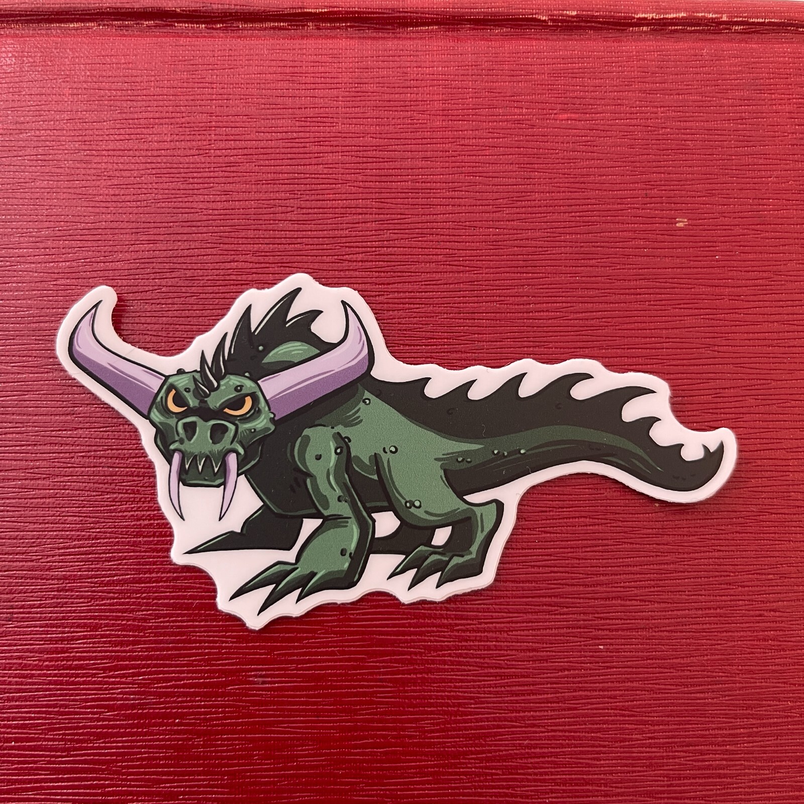 Rhinelander Hodag Interactive Vinyl Waterproof Sticker 4″ Tall 