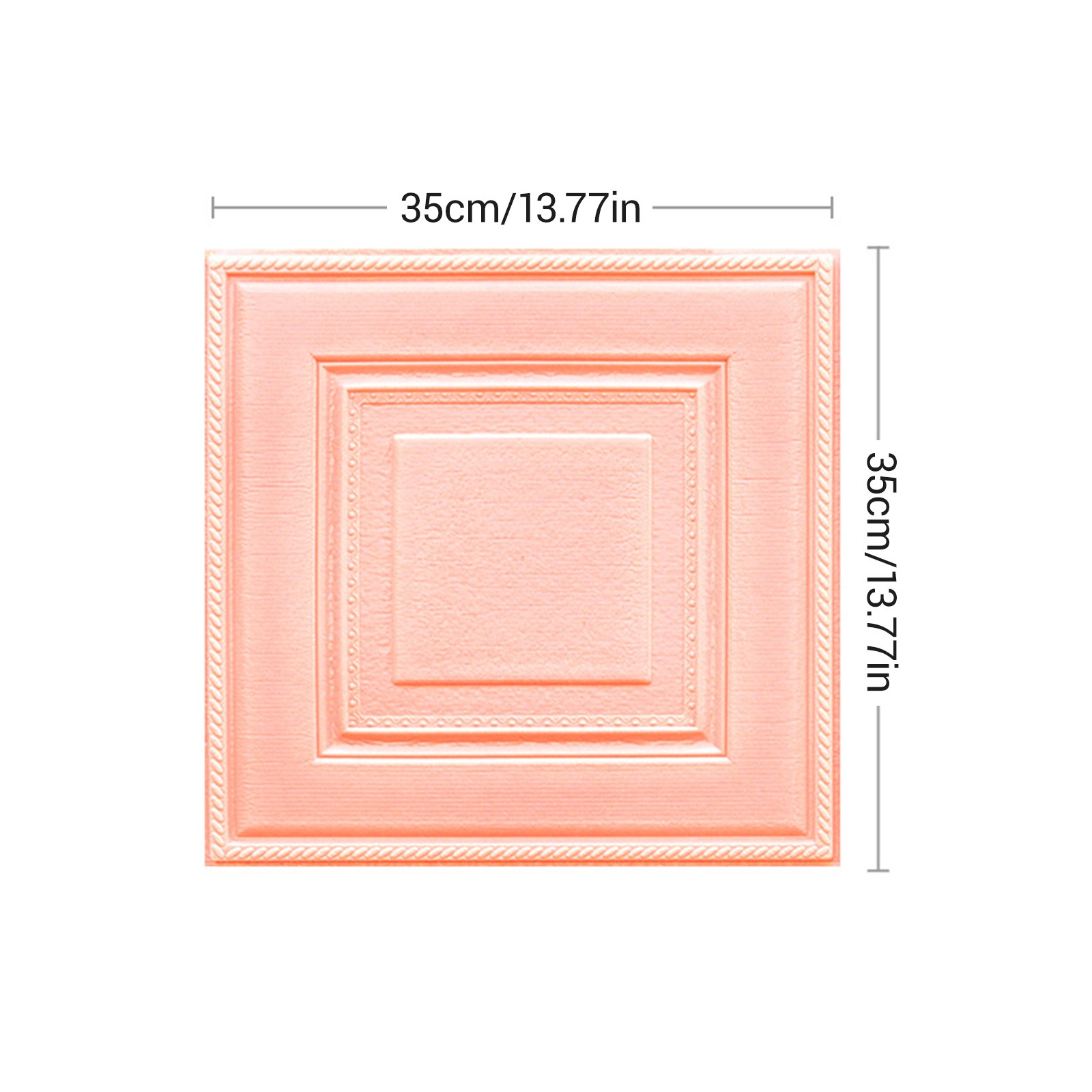 36PCS 3D Tile Wall Sticker Self Adhesive Waterproof Foam Panel Wallpapers DIY