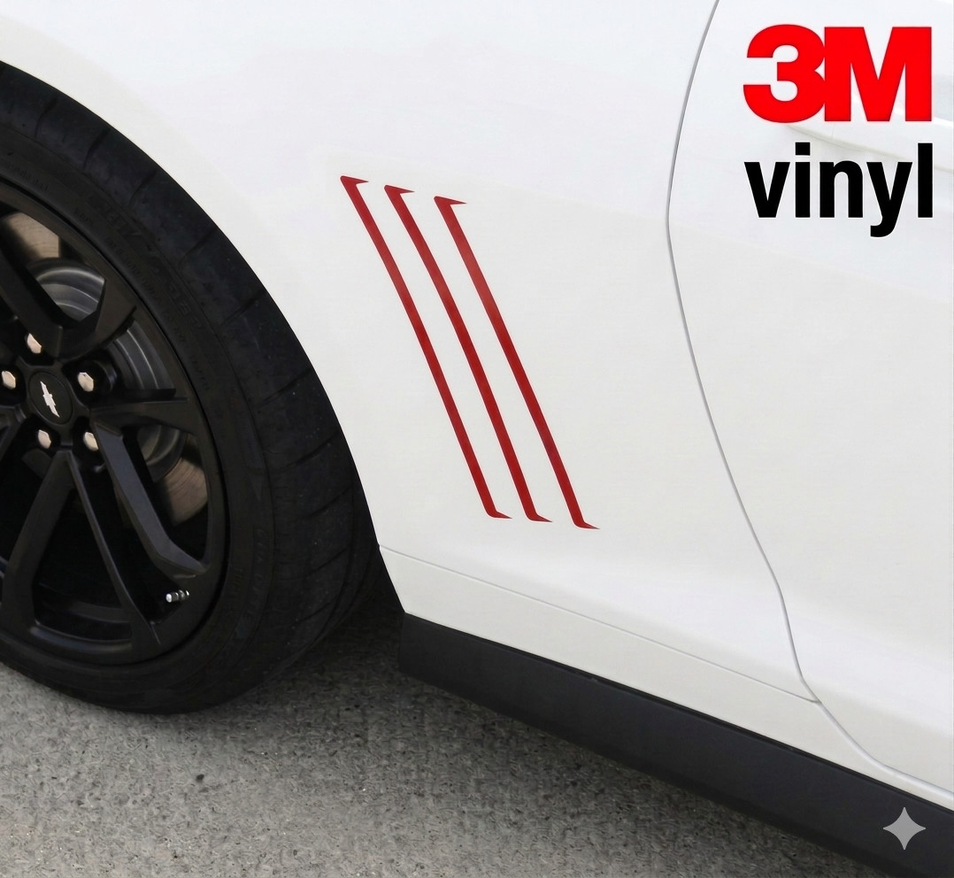 Gills Vent Insert Fits: Chevrolet Camaro 2010 – 2015 Graphic Decals on 3M