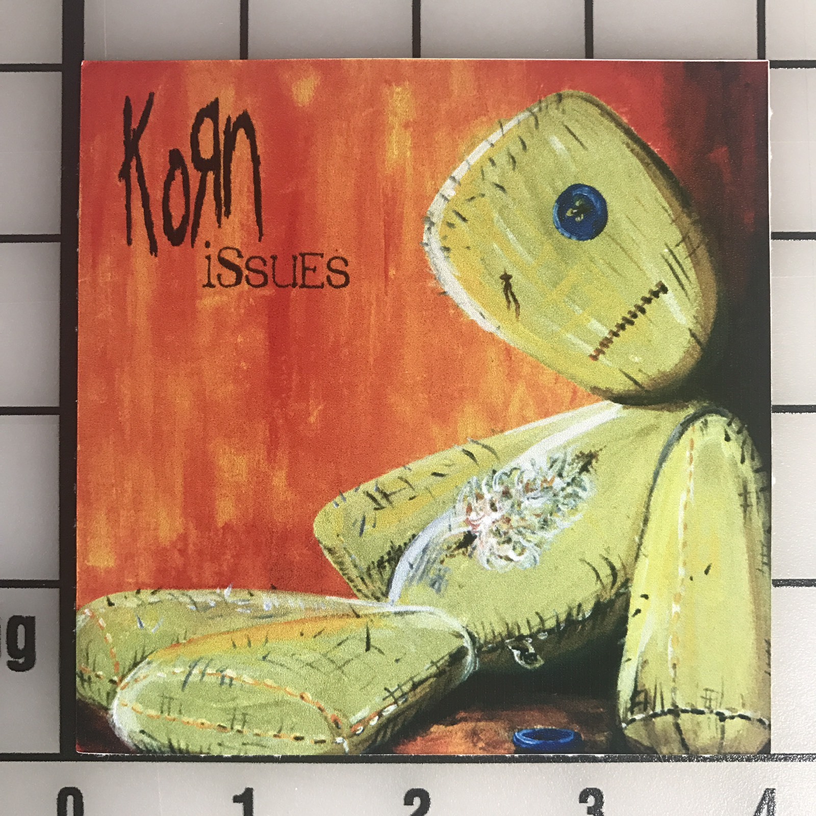 Korn Issues Album Cover 4″ Wide Vinyl Decal Sticker – BOGO