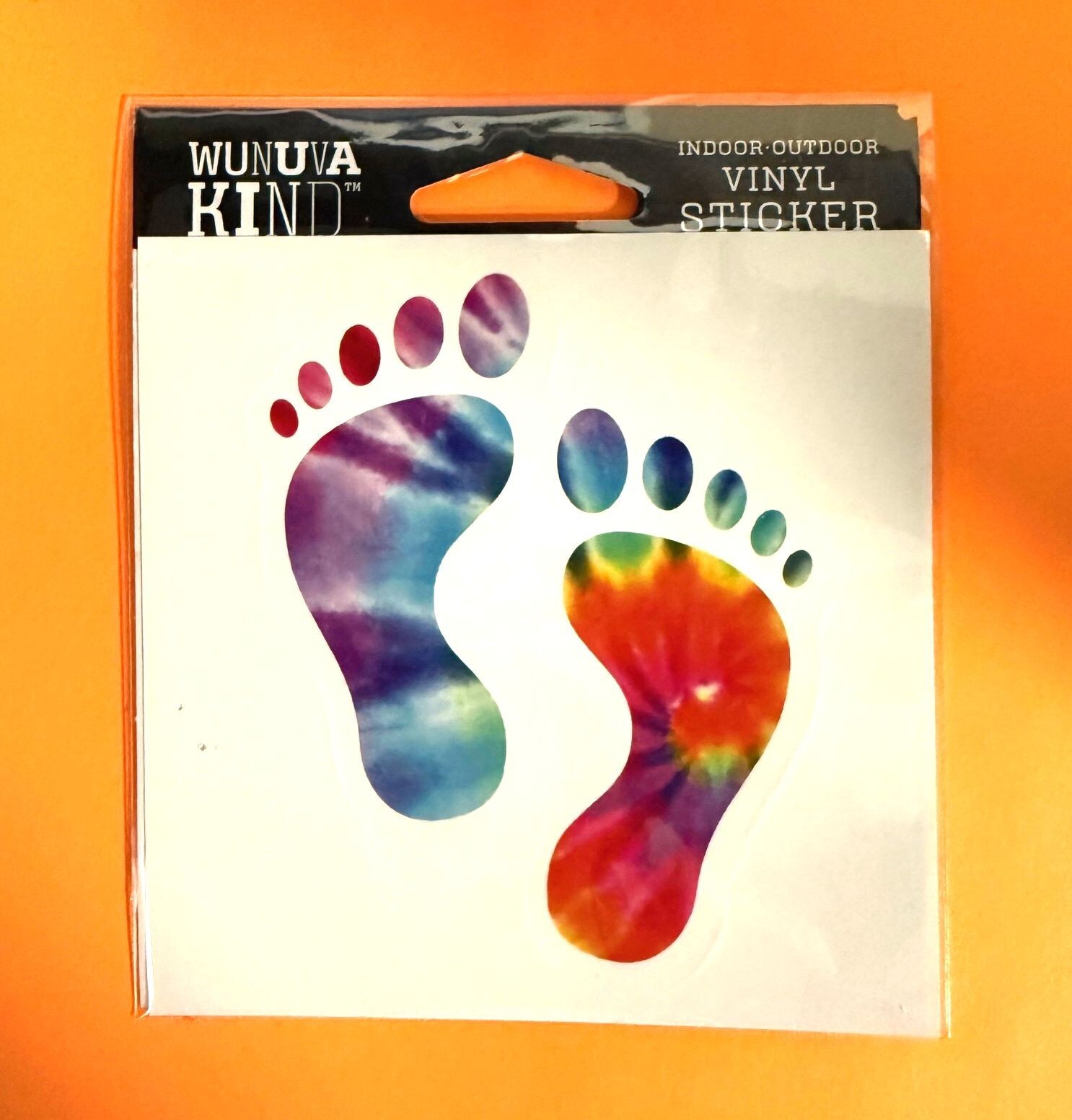 RAINBOW COLOR FOOTPRINTS BEACH 4″ VINYL DECAL STICKER FREE SHIPPING
