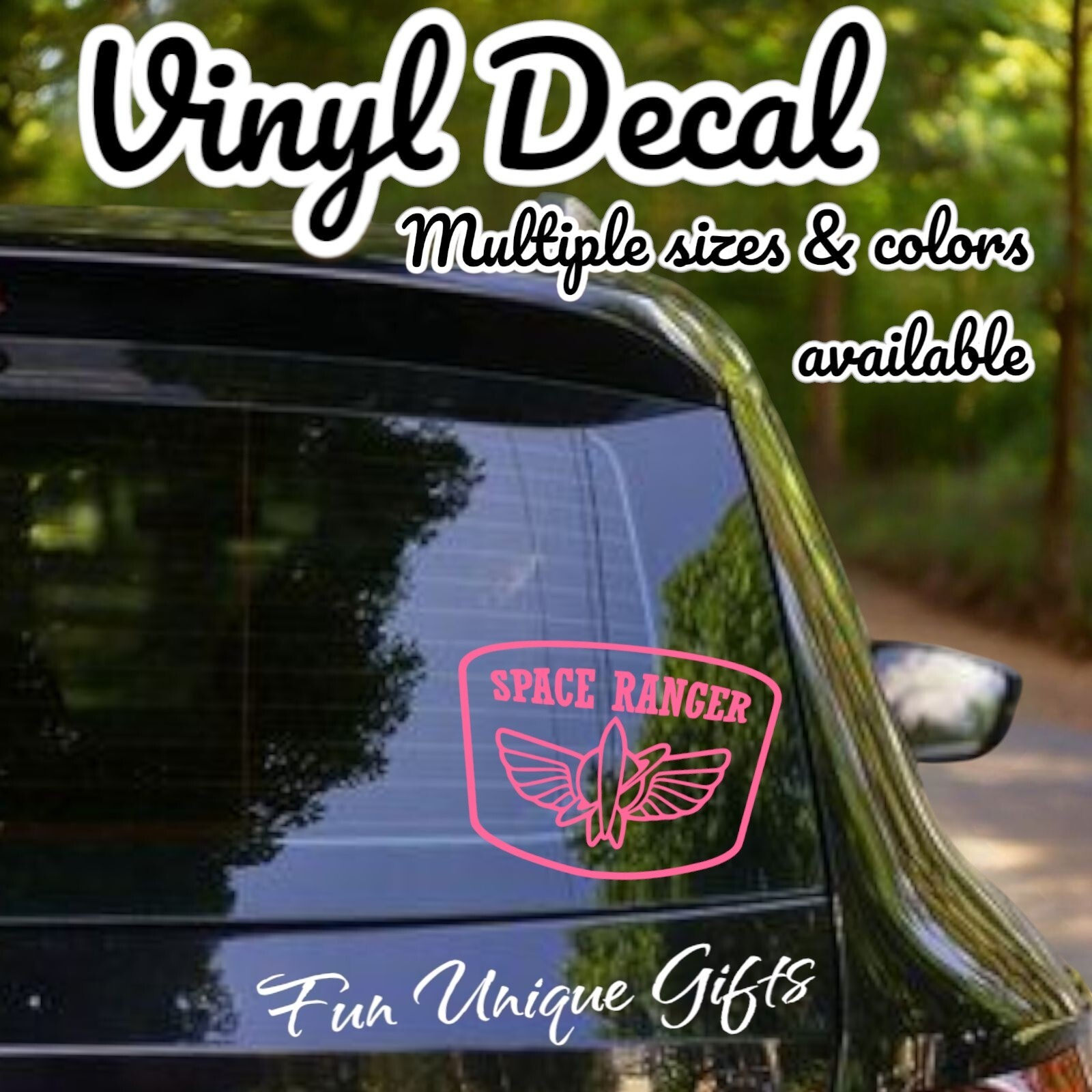 Space Ranger Vinyl Decal Sticker -Multiple Colors & Sizes- FREE SHIPPING