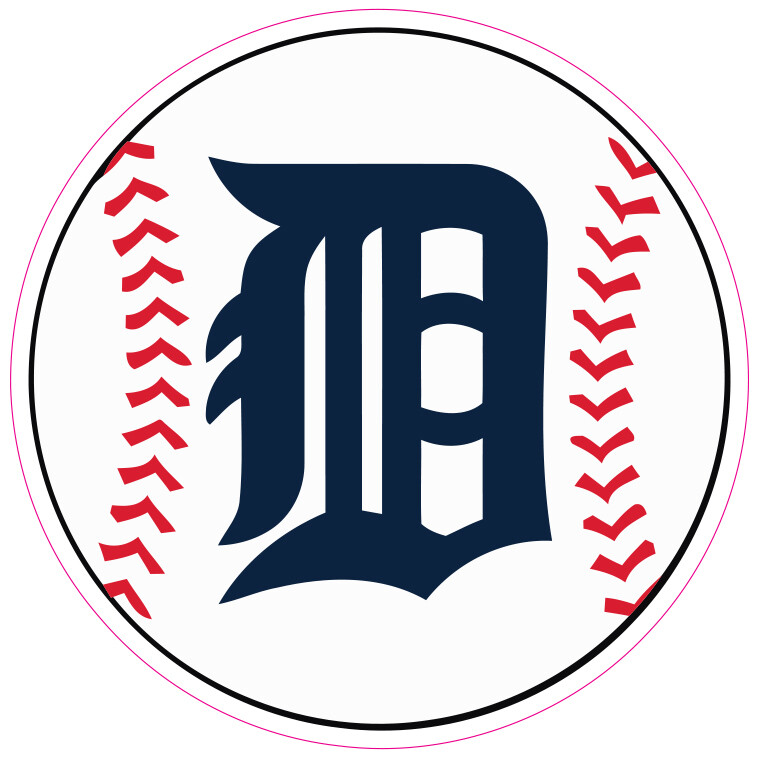 Detroit Tigers Baseball Vinyl Decal Sticker Car Truck Bumper Tumbler Mug