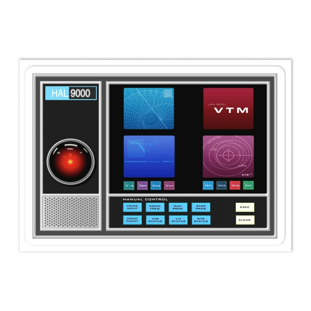 Large HAL 9000 Sticker