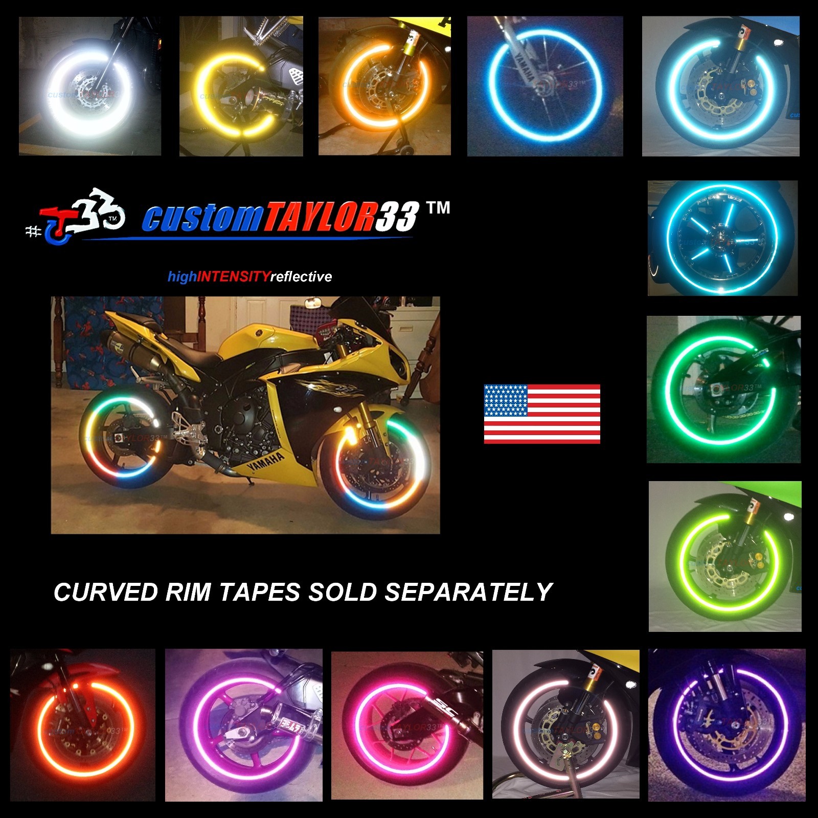 Reflective DECALS For Even-Spikes Rubber Helmet Mohawks Dirtbike Motorcycle Bike