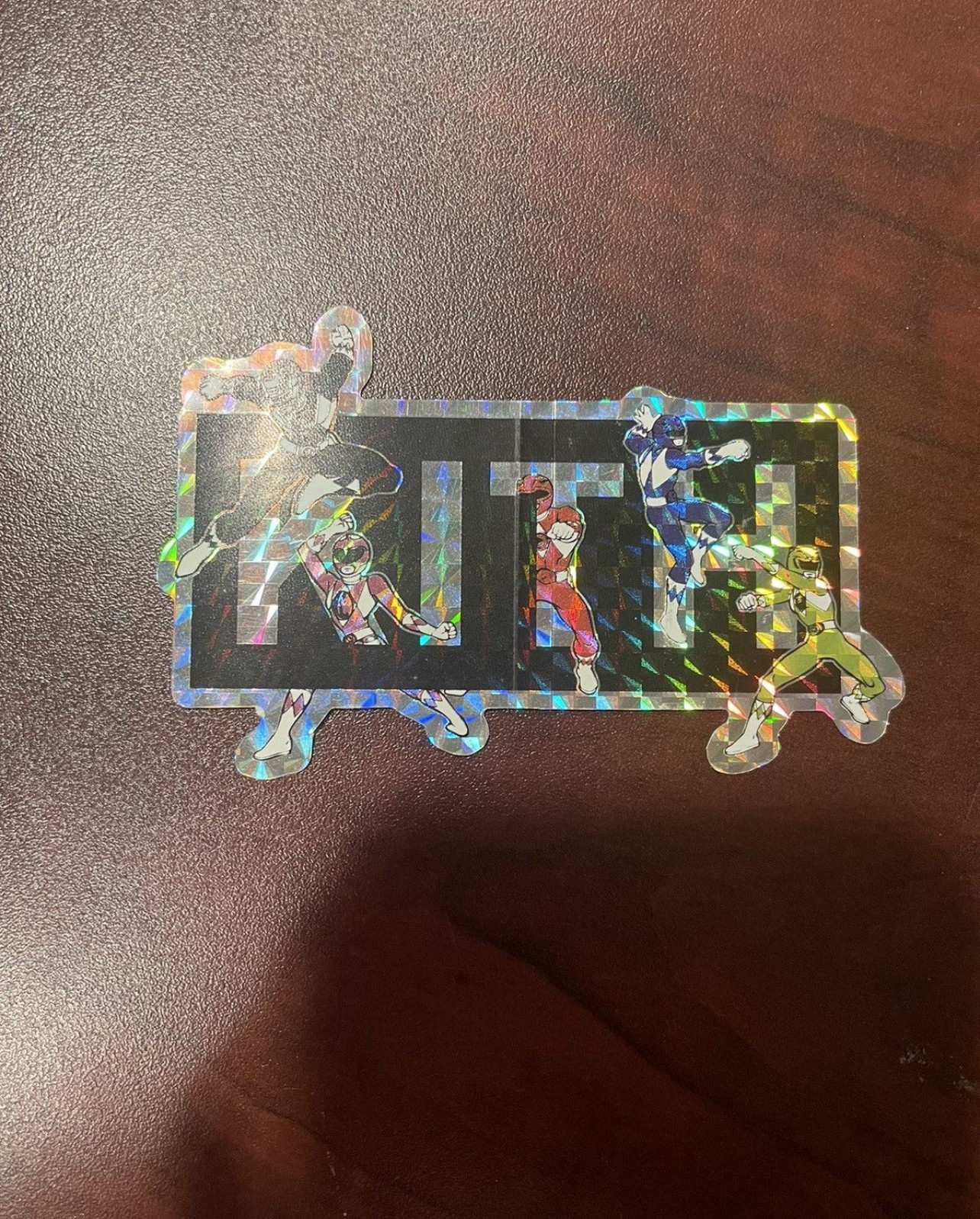 Kith x Power Rangers Holographic KITH Sticker OG 2016 Rare Brand New