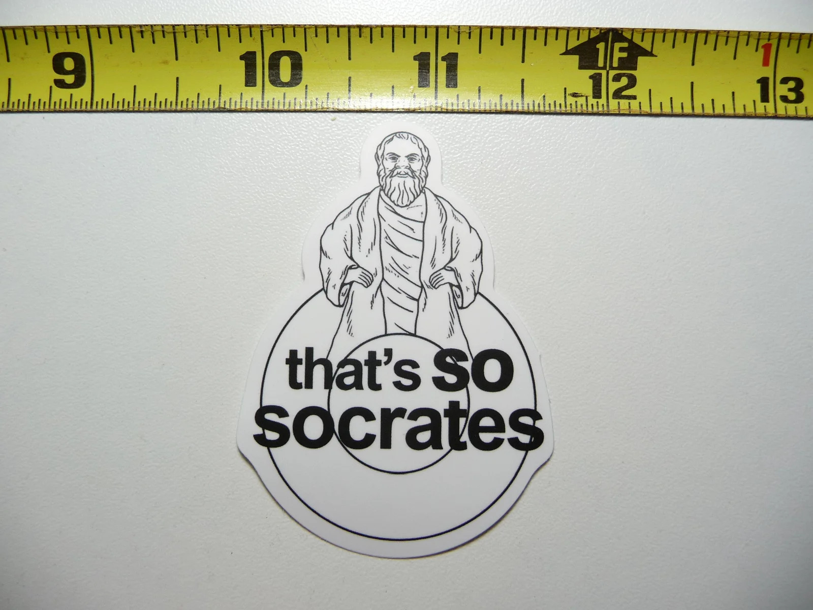 THAT’S SO SOCRATES SMALL STICKER DECAL FUNNY PARODY FAMOUS FUNNY