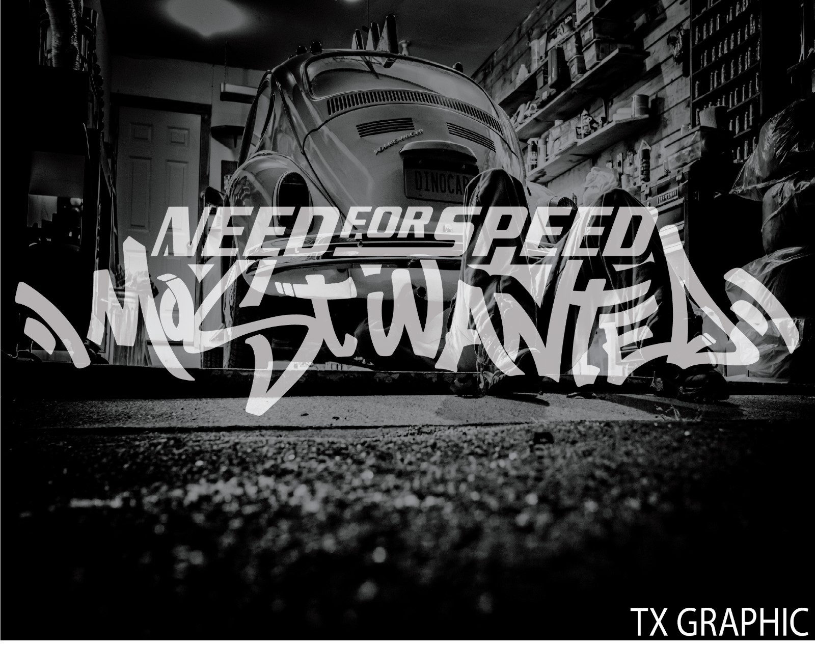 NEED FOR SPEED MOST WANTED DECAL STICKER VIDEO GAME LOGO #2