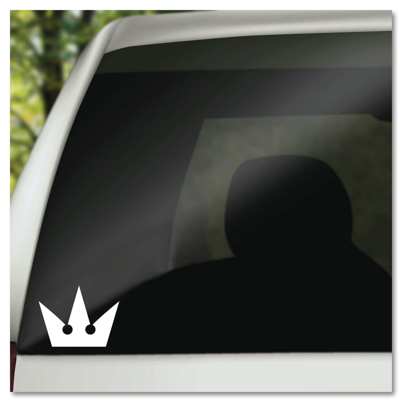 6″ Video Game Kingdom Hearts Crown Vinyl Decal Sticker