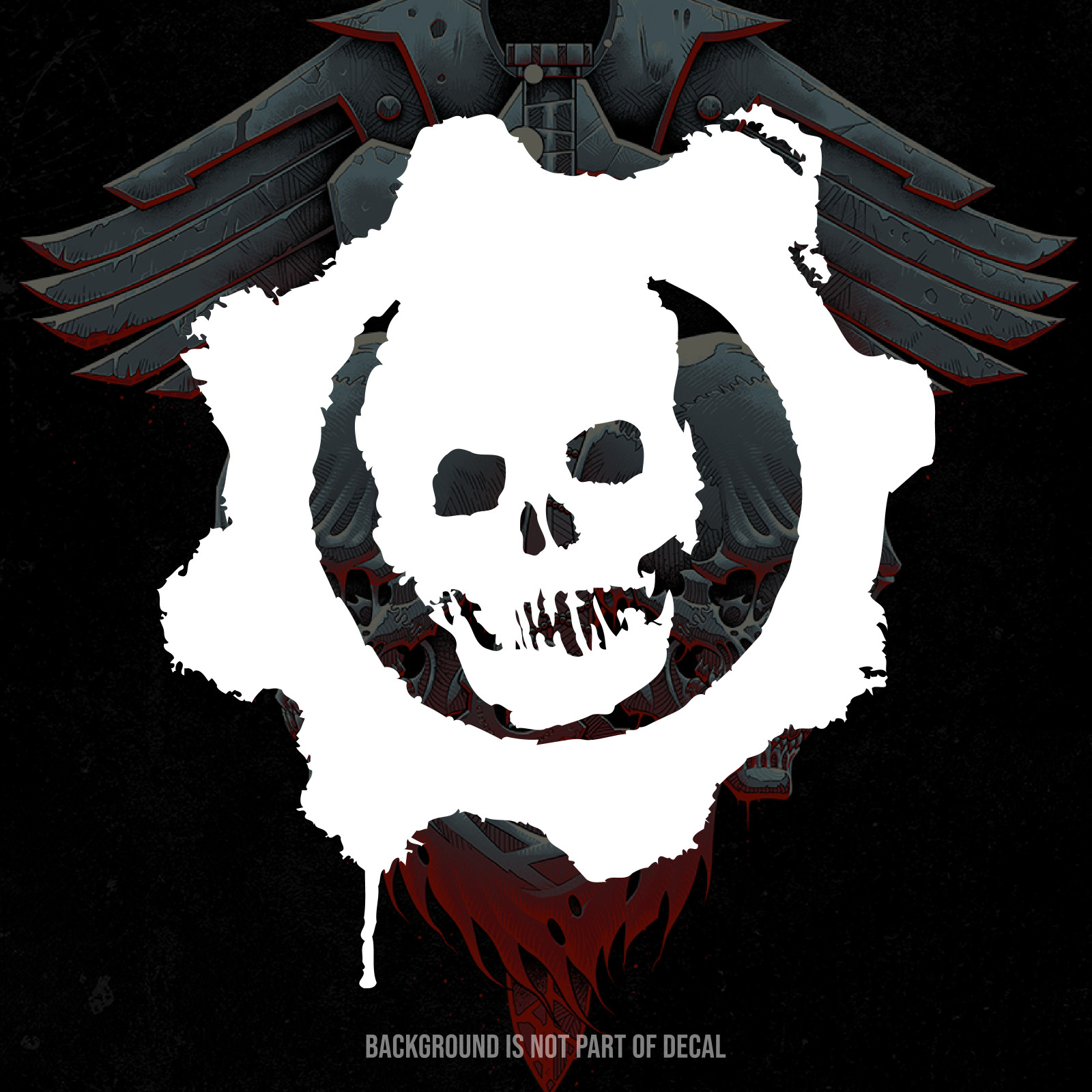 Gears of War Omen Vinyl Decal Sticker