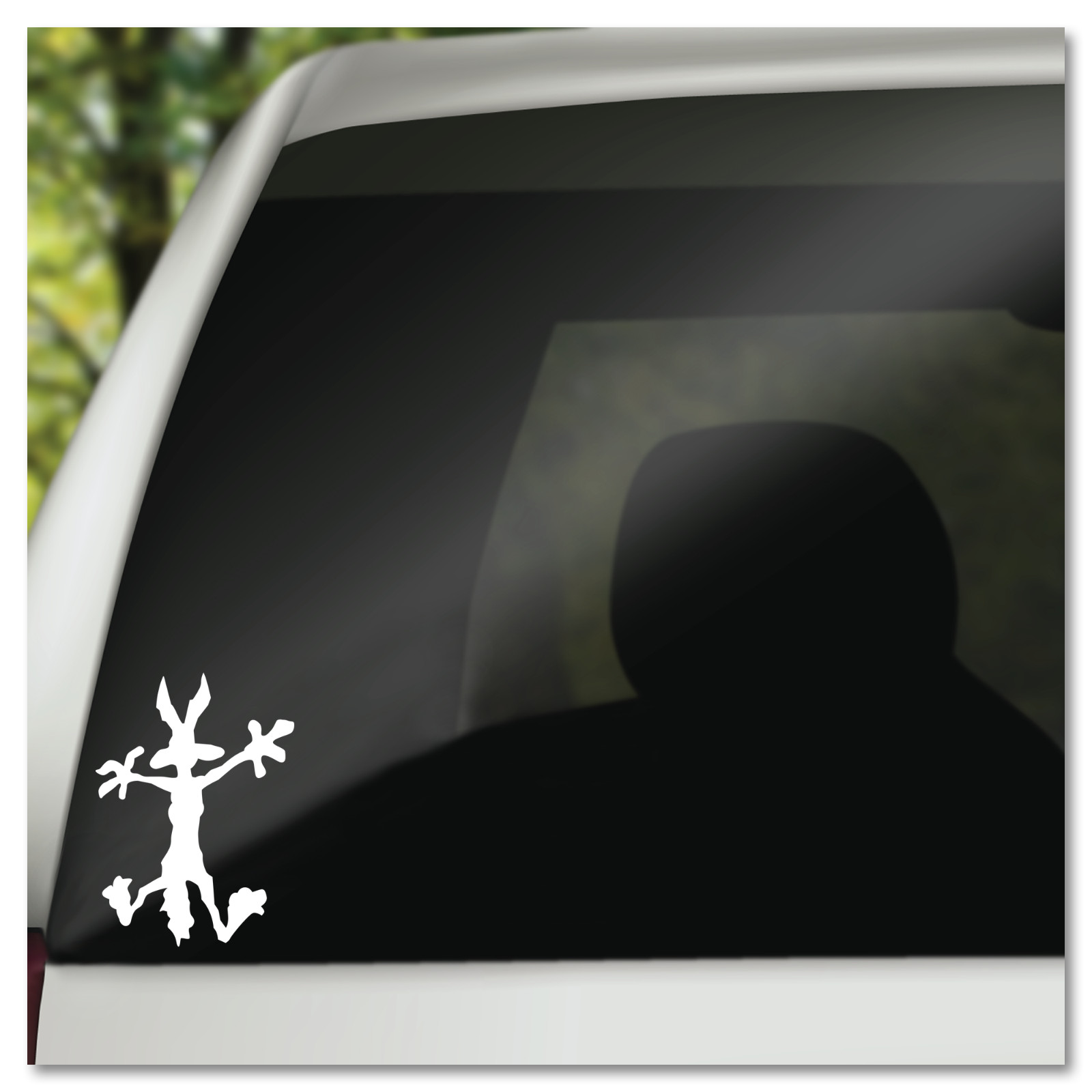 6″ Wile E Coyote Splat Looney Tunes Cartoon Vinyl Decal Sticker