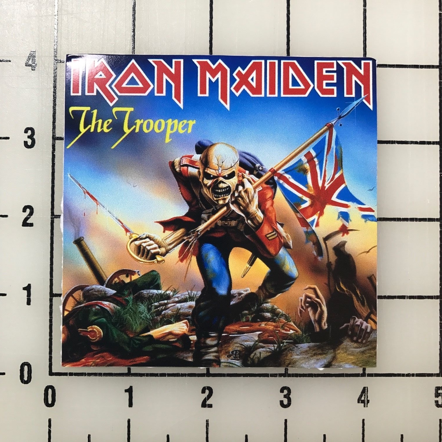 Iron Maiden The Trooper 4″ Wide Vinyl Decal Sticker BOGO