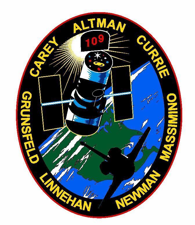 STS-109 Nasa Columbia Sticker Decal M524