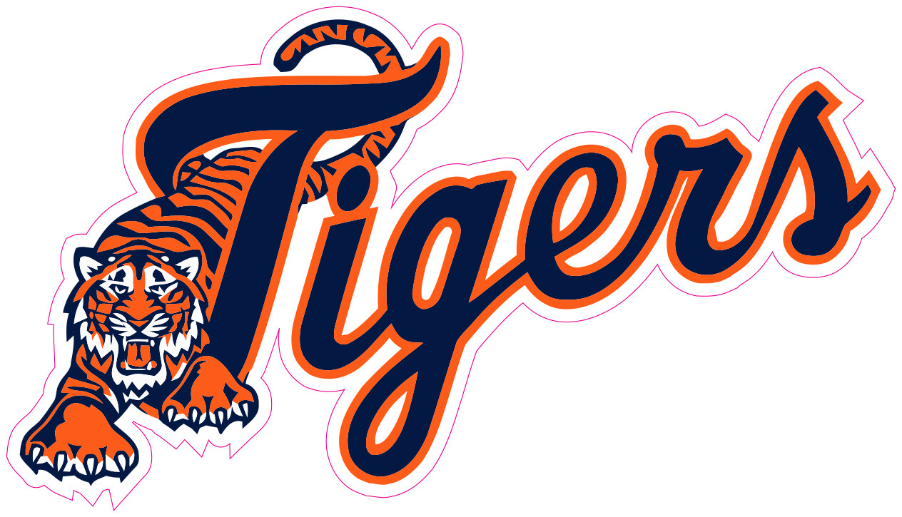 Detroit Tigers Baseball Vinyl Decal Sticker Car Truck Bumper Tumbler Mug