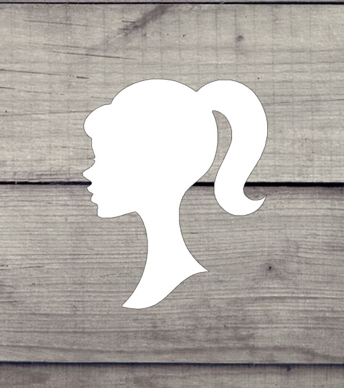 Barbie Head Decal – It’s a Barbie World – Vinyl Decal – Cars, Laptops, Stanley