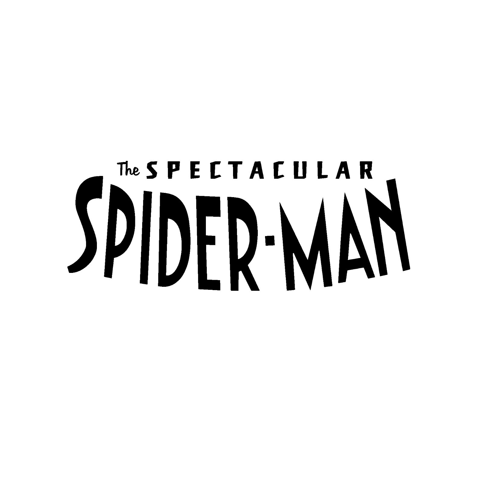 Spectacular Spider-Man The Animated Series Title Sticker Vinyl Decal
