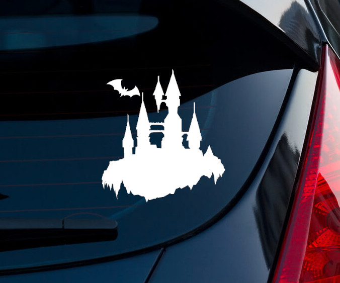 Castlevania Super Smash Bros Indoor/Outdoor Matte White Vinyl Decal 5.6″x5.2″