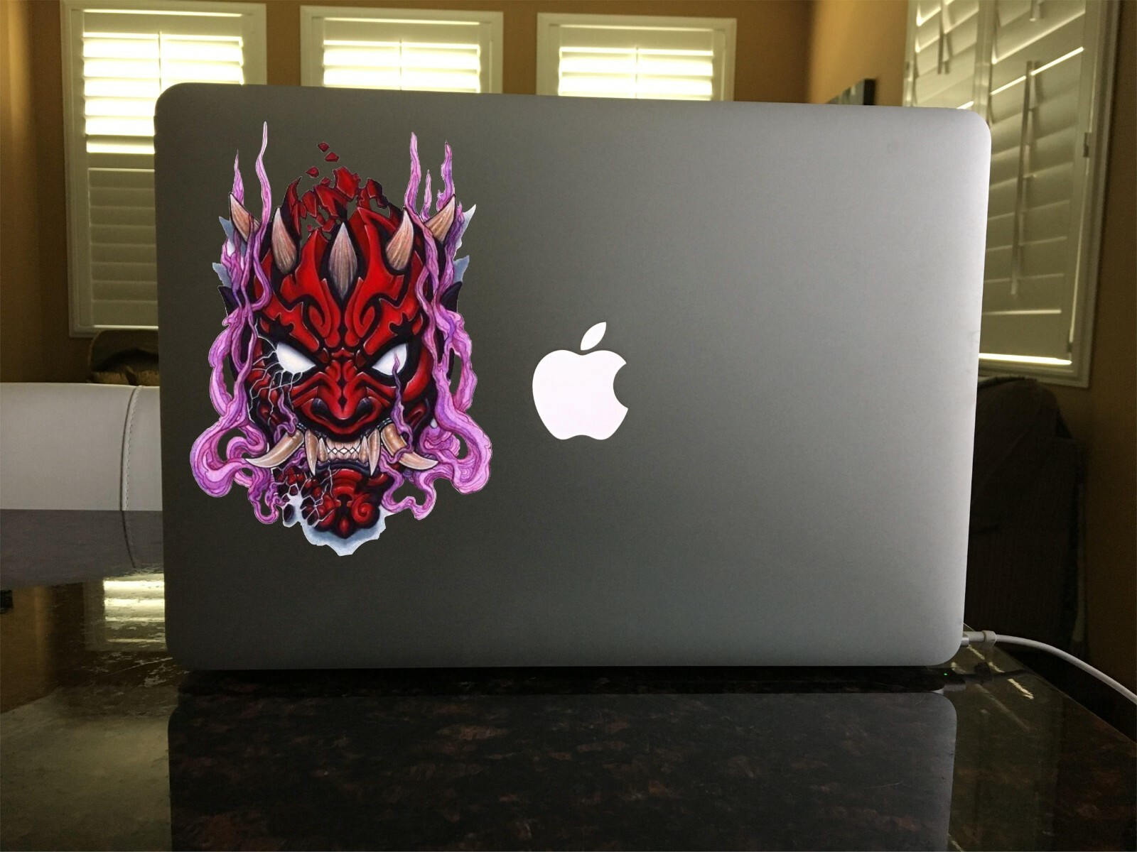 03-151 Darth Maul Kabuki mask Logo vinyl sticker decal