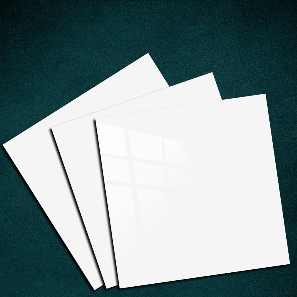 10 Pieces Of Pure White-Crystal Hard for TILE Stickers 10cm??10cm High Quality