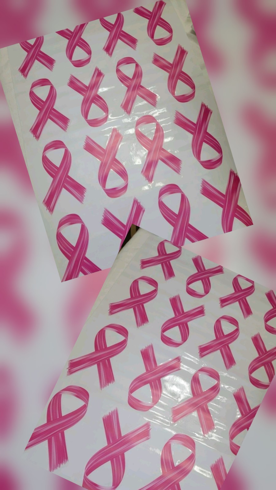32 Breast Cancer Awareness Pink Ribbon Car or Window Clings – Pink Ribbon Decals