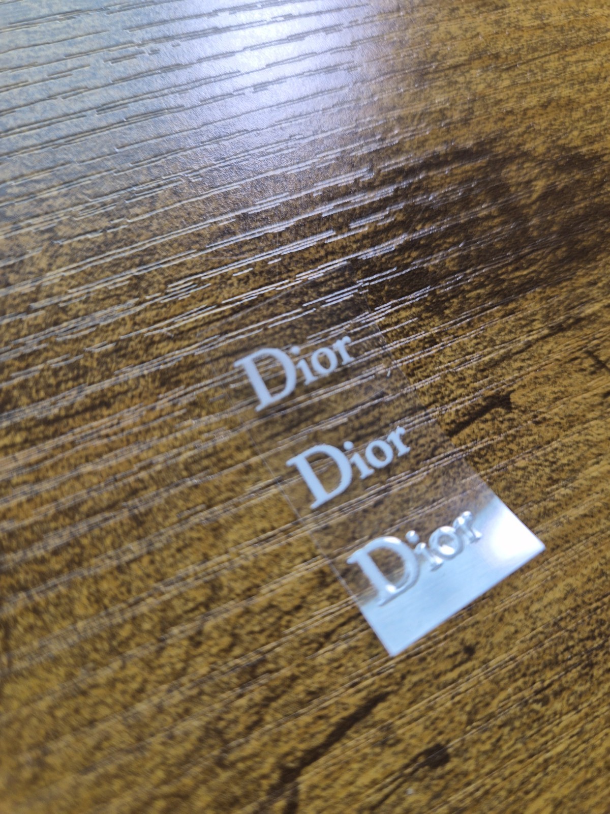 3pc. D Logo For Glasses High Quality UV DTF Raised Decal Stickers NOT VINYL