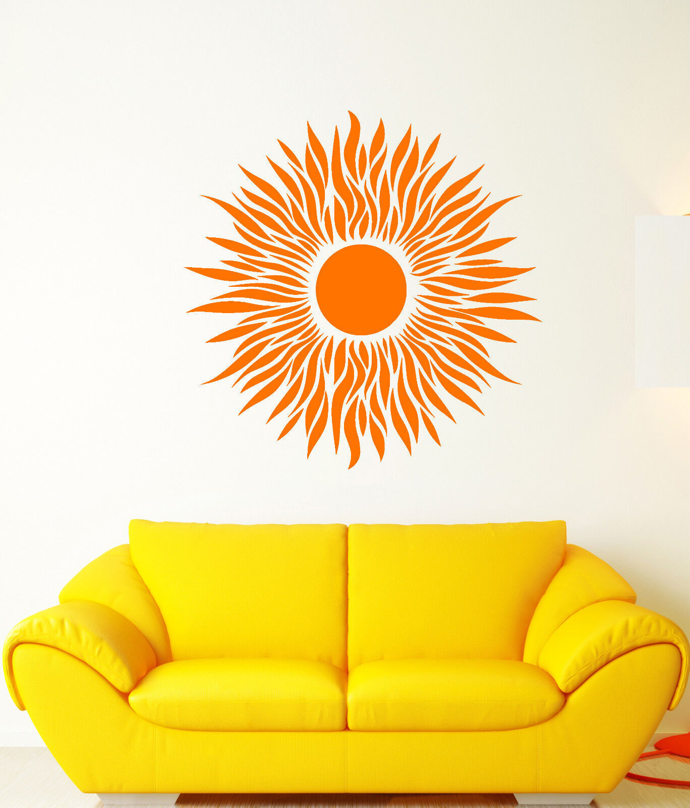 Vinyl Wall Decal Art Sun Flower Bud Interior Design Stickers (3009ig)