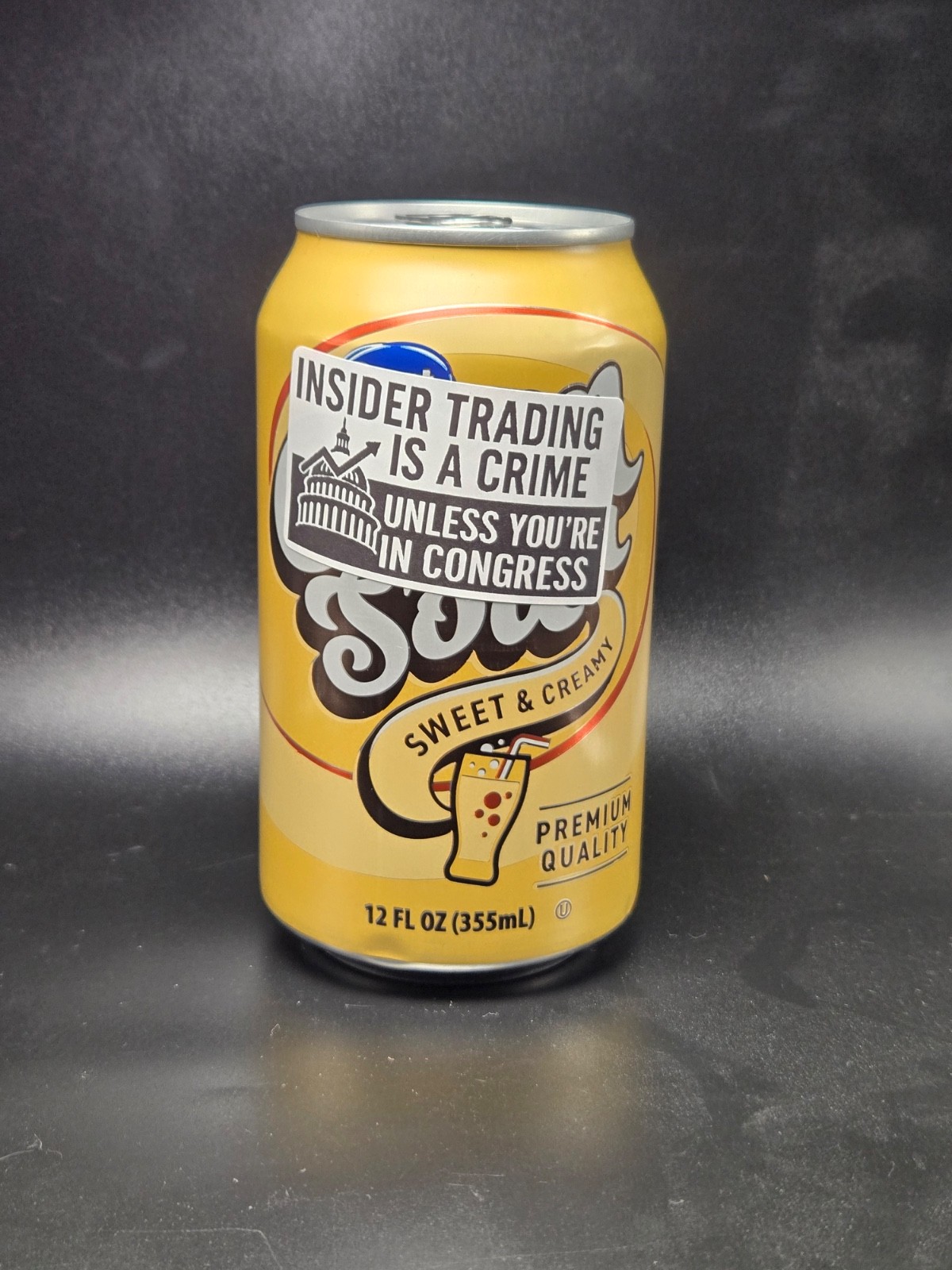 “INSIDER TRADING ILLEGAL – UNLESS YOU’RE IN CONGRESS ” 25-500 bulk pack stickers