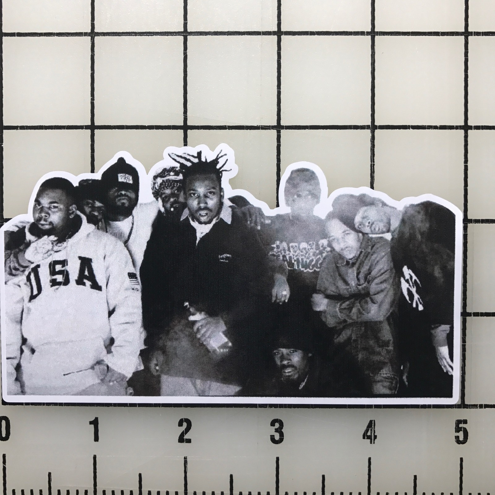 Wu-Tang Members Portrait 5″ Wide Multi-Color Vinyl Decal Sticker – BOGO