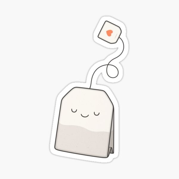 Kiss-Cut Stickers! Tea time