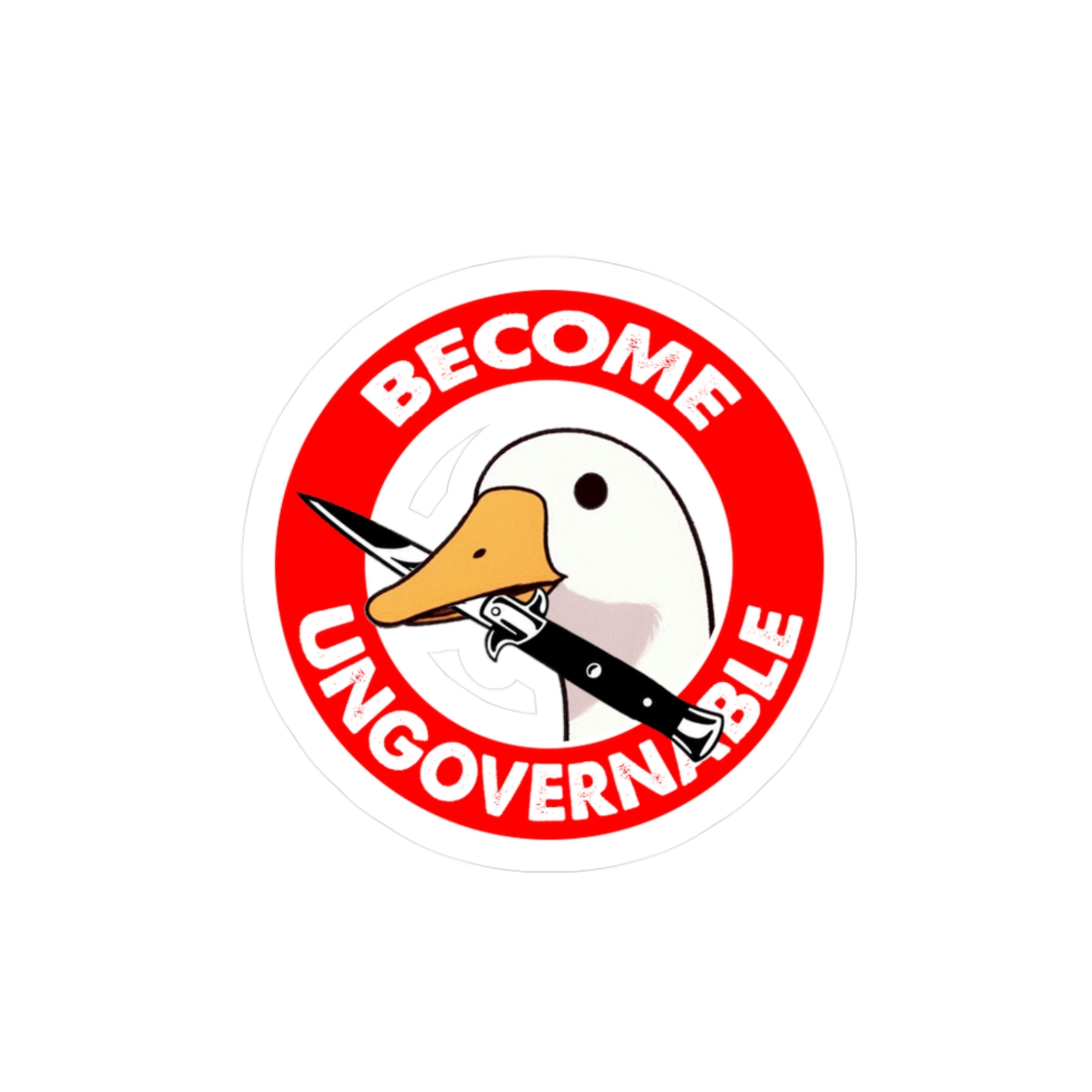 Become Ungovernable Goose | Decal Sticker