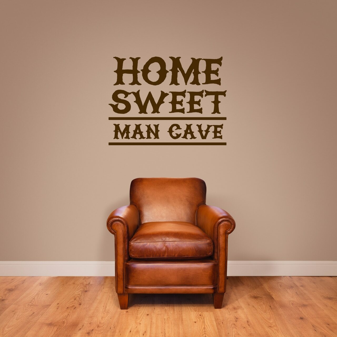 Home Sweet Man Cave Wall Decal – Man Cave, Garage, Den, Wall Sticker, Decor