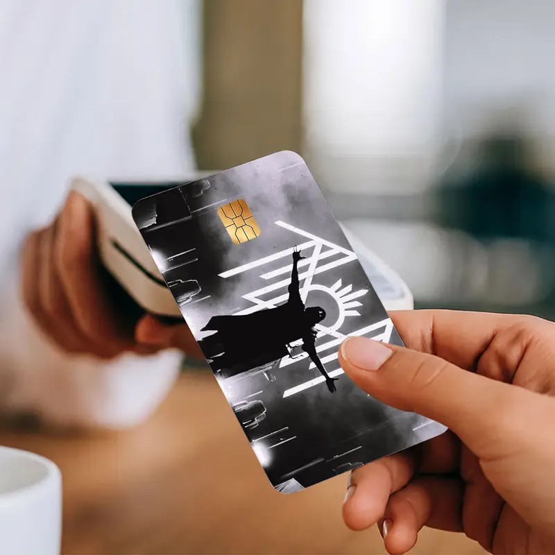 Sleep Token Card Sticker The Summoning Gothic Credit Card Cover Workship Fan Gif