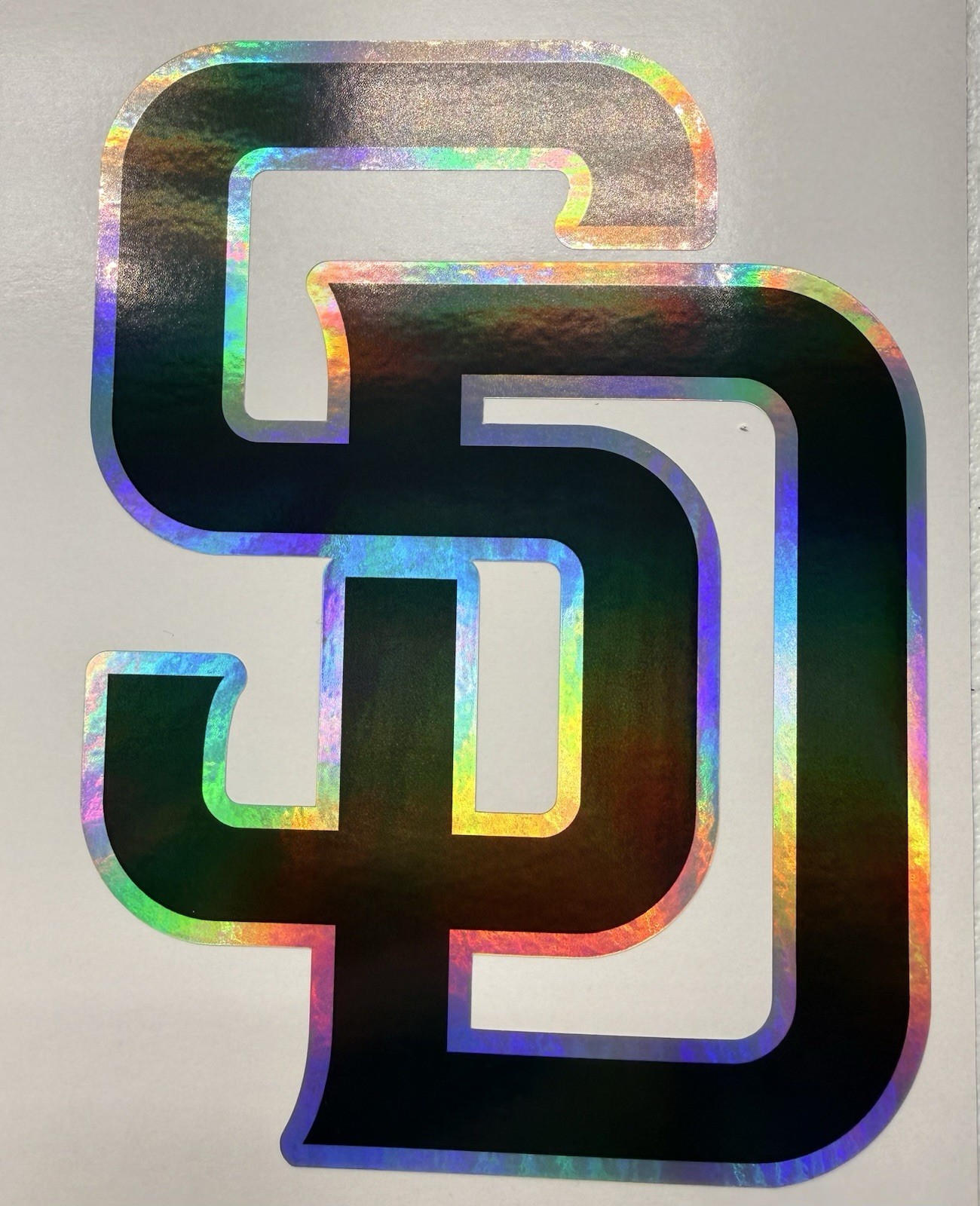San Diego Padres Holographic Vinyl Decal