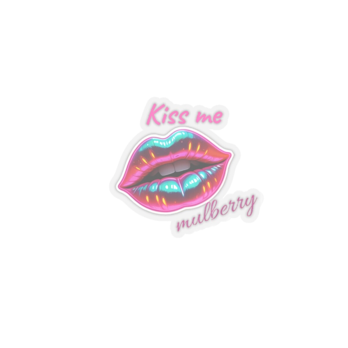Kiss-Cut Stickers – Kiss me mulberry