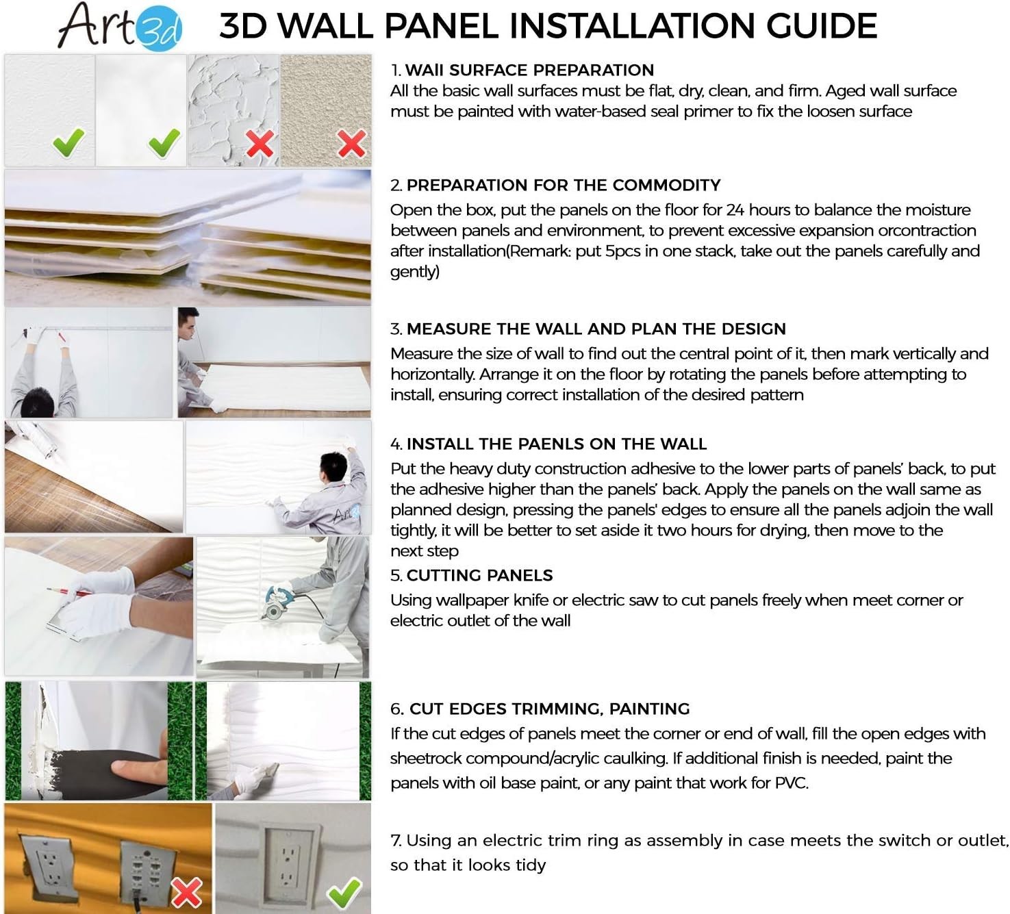 12 Pack 3D Diamond Design Wall Panels 19.7″x19.7″ PVC Panel for Interior Wall…