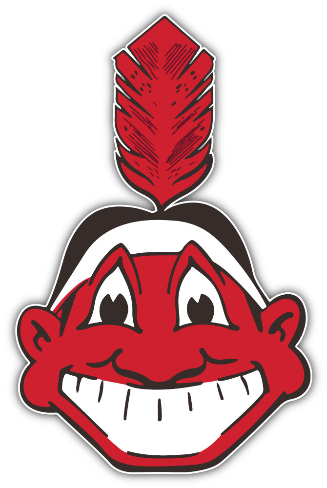 Cleveland Indians MLB Baseball Sport Logo Car Bumper Sticker Decal ”SIZES”