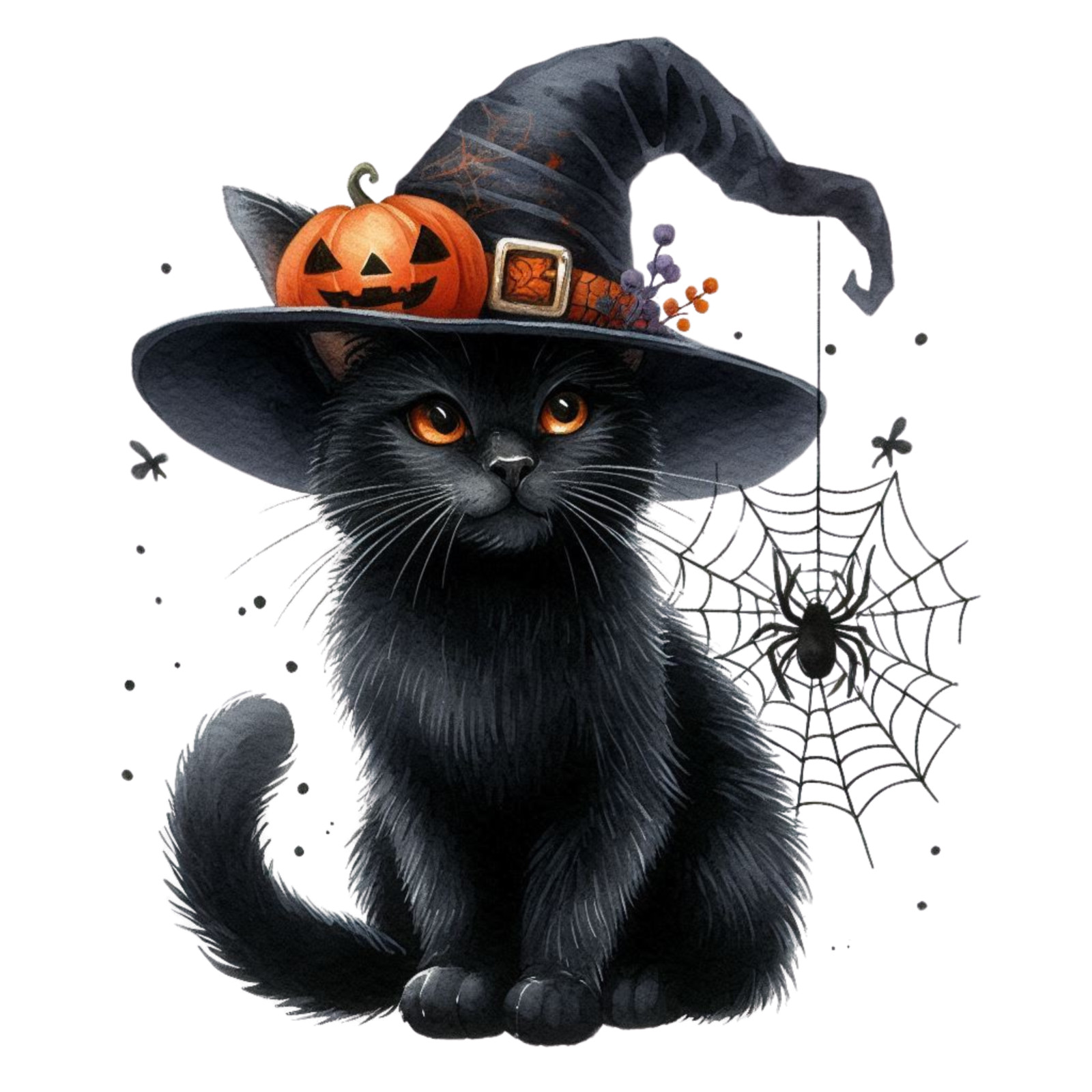 Wall Decal Sticker Black Cat Wall Sticker 18X18cm Large