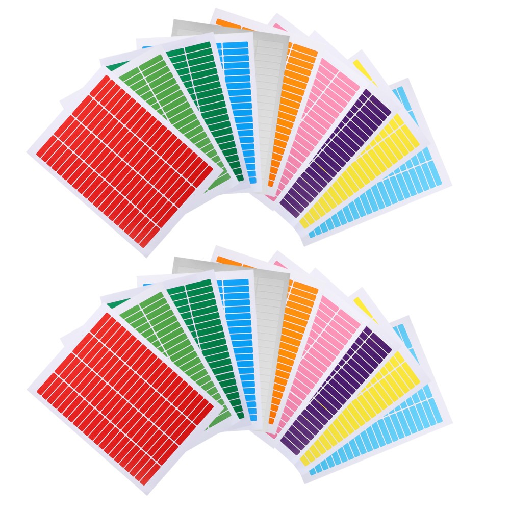 20 Sheets Waterproof Material Label Name Tags Stickers Labels Paper Handwritten