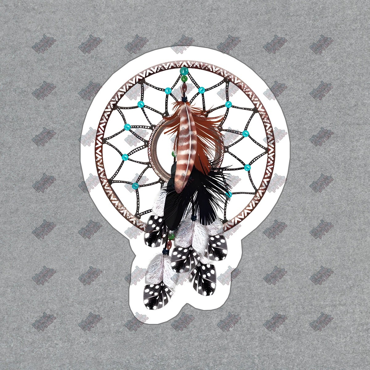 Dreamcatcher Vinyl Sticker Bohemian Decor, Nature Lover Decal, Ideal #131509