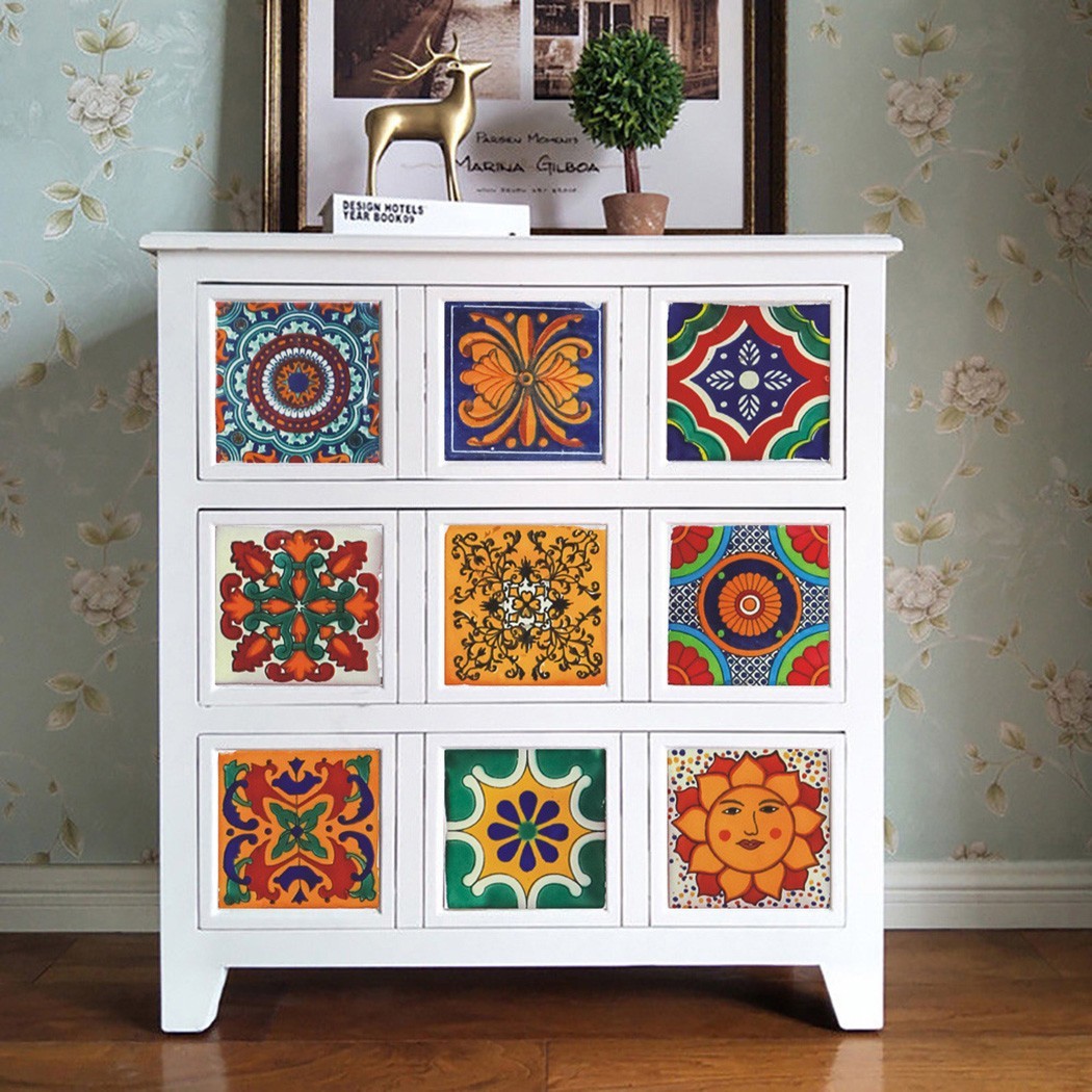 Traditional for TILE Transfers Stickers Wall Vintage Victorian Moroccan Retro