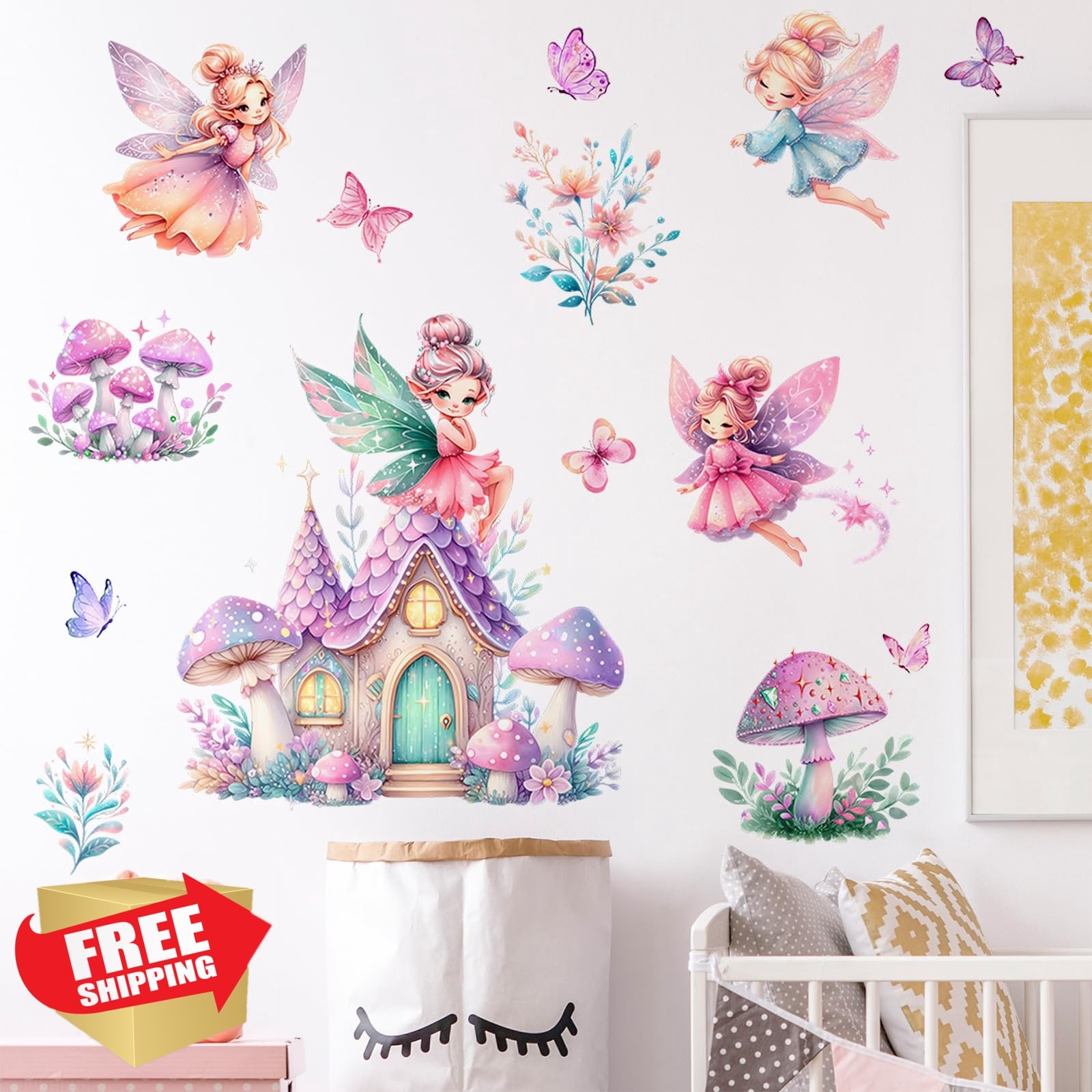 DTLIFEK Fairy Wall Decals 88