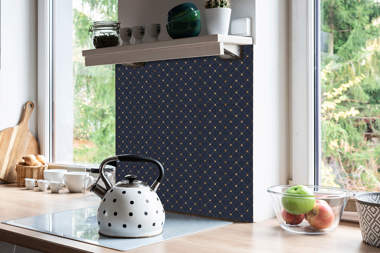 Wall Floor Peel and Stick Tiles Sticker Backsplash Decals Set Diamond Pattern