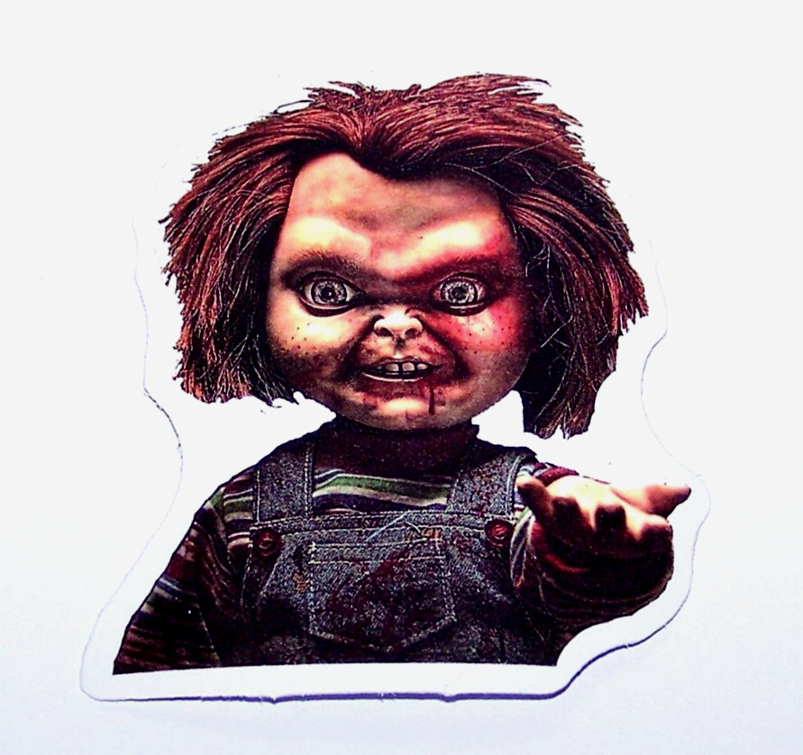 CHUCKY Child’s Play Cut Sticker Decal Movie Horror Chucky Doll Film